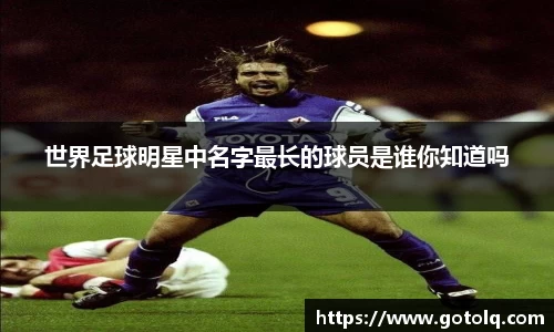 世界足球明星中名字最长的球员是谁你知道吗